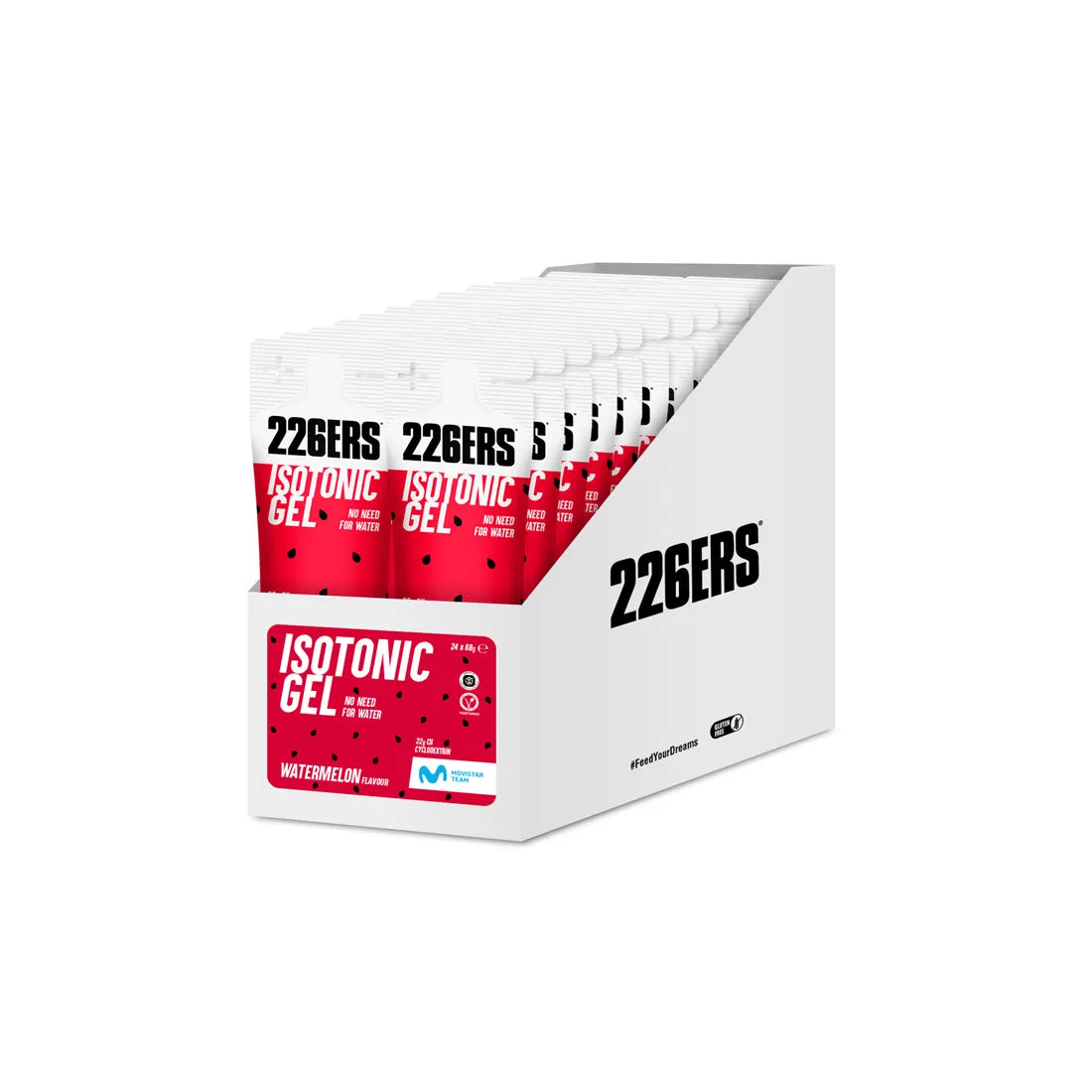 226ERS Isotonic Gel energigel 24x68g cola koffein