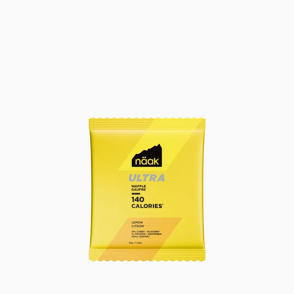 Näak ULTRA Waffle 140 energivåffla citron 1-pack glutenfri