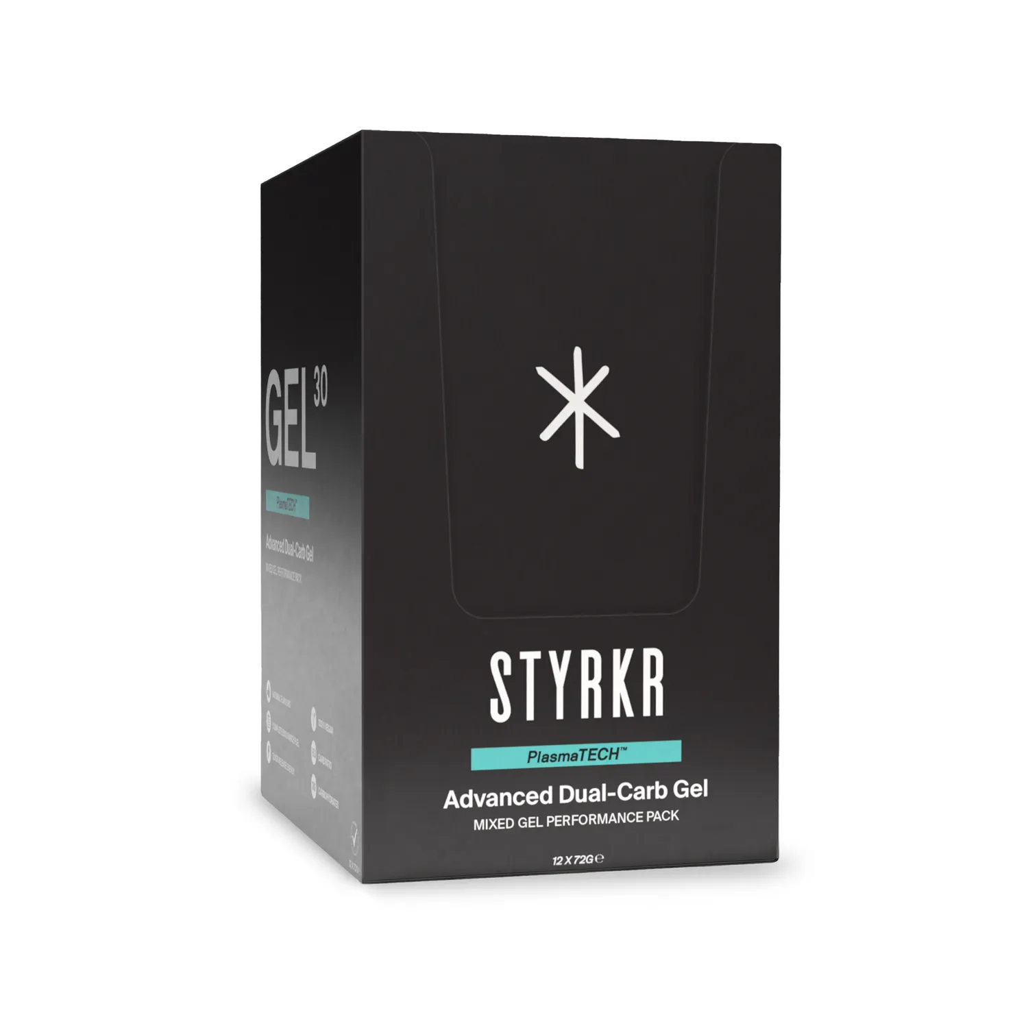Styrkr GEL30 energigel 12-pack mixlåda