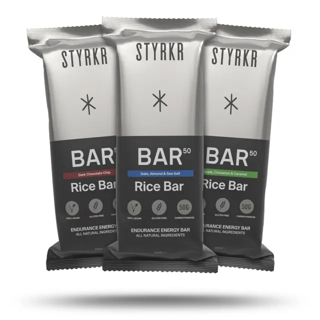 Styrkr Energy Bar Box energibar 3-pack provsmak
