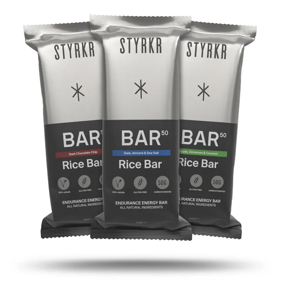 Styrkr Energy Bar Box energibar 3-pack provsmak