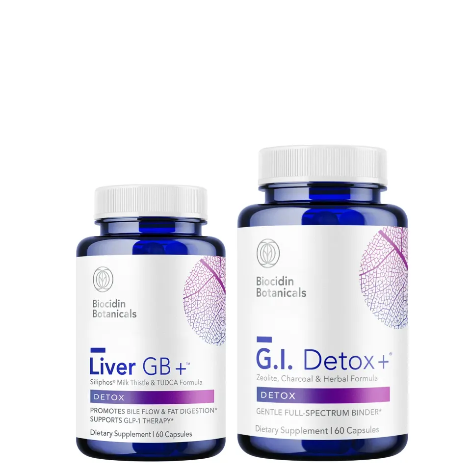 Biocidin Botanicals Detox Bundle detoxpaket lever mage