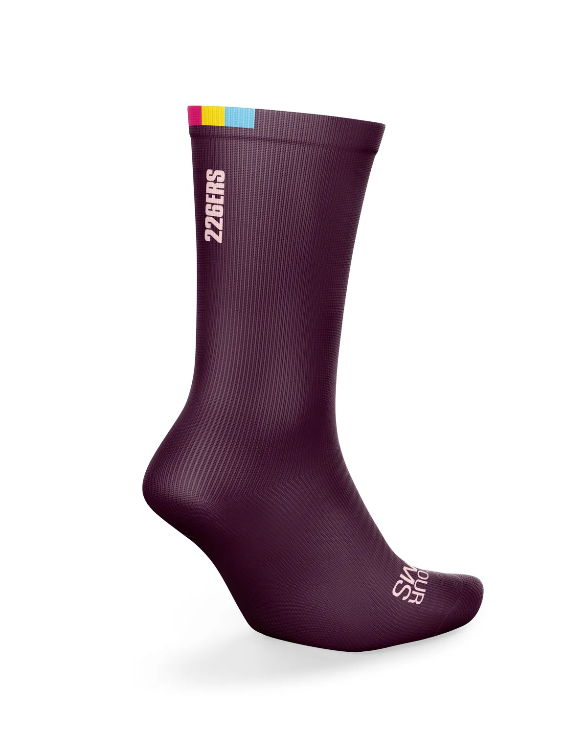 226ERS Sports Socks strumpor burgundy slitstarka