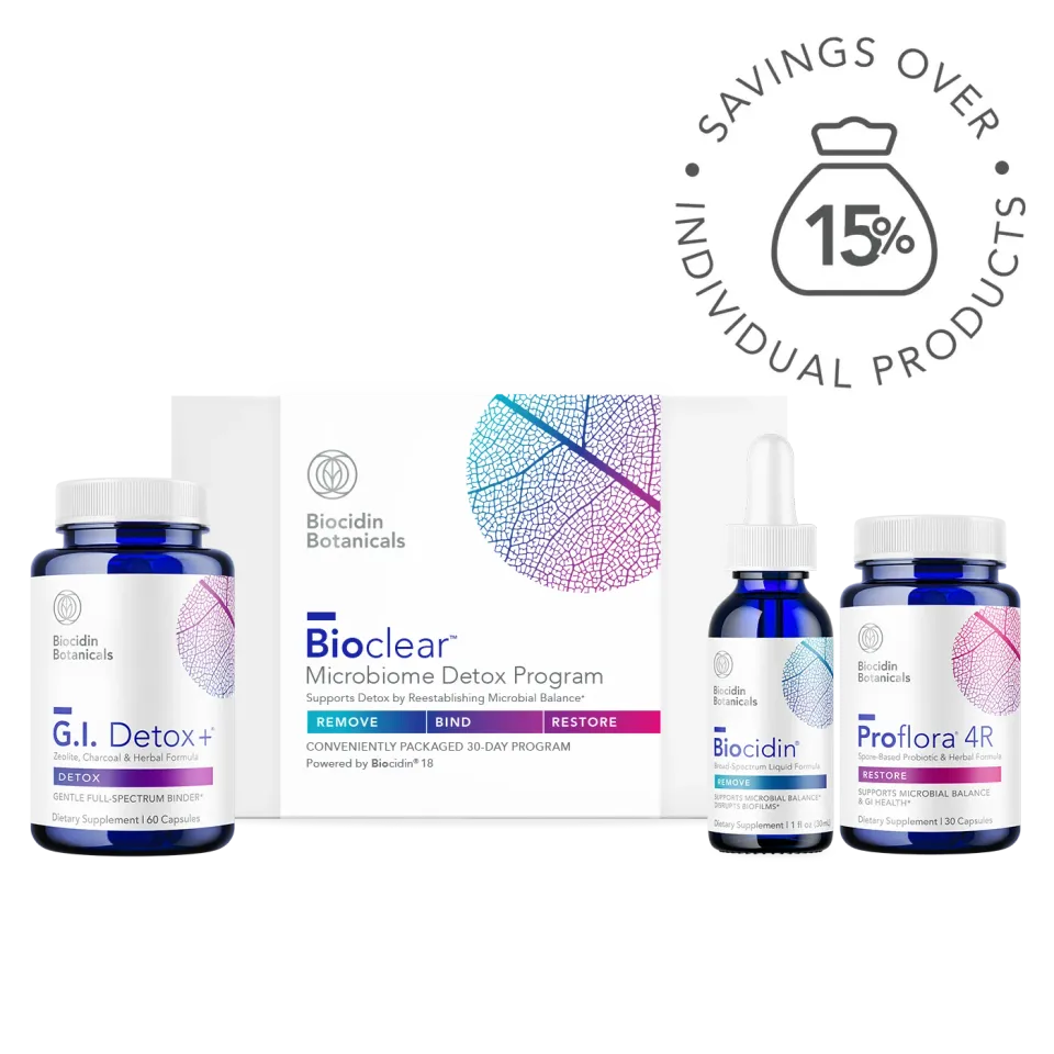 Biocidin Botanicals Bioclear Detox Program detoxkit flytande 30 dagar