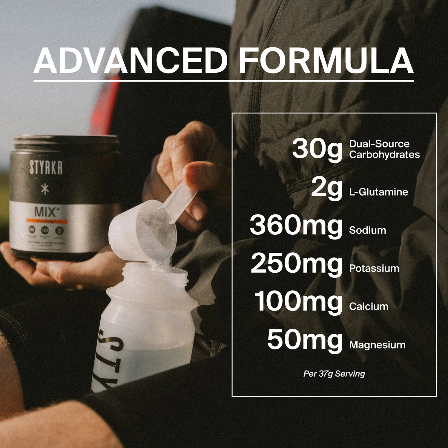 Styrkr MIX+ Pink Grapefruit sportdryck 556 g