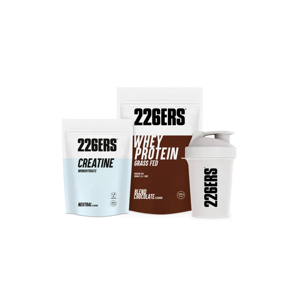 226ERS Build Pack proteinkit choklad kreatin shaker