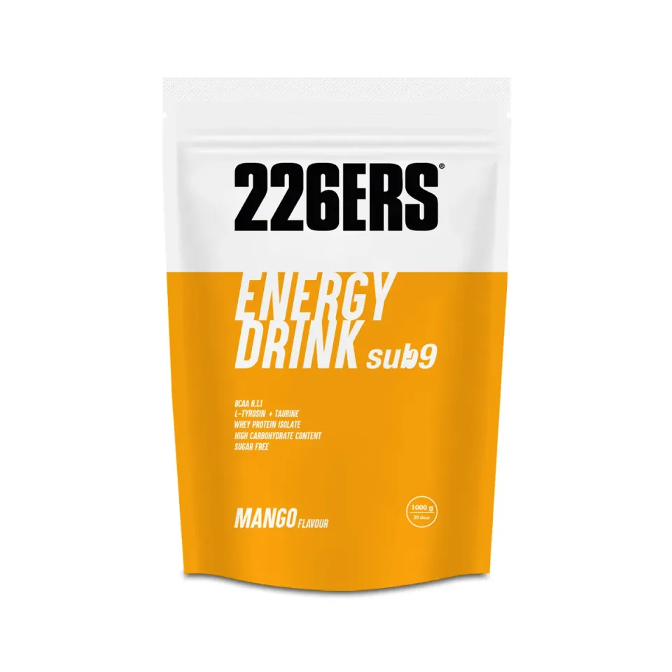 226ERS Sub9 Energy Drink sportdryck mango 1kg uthållighet