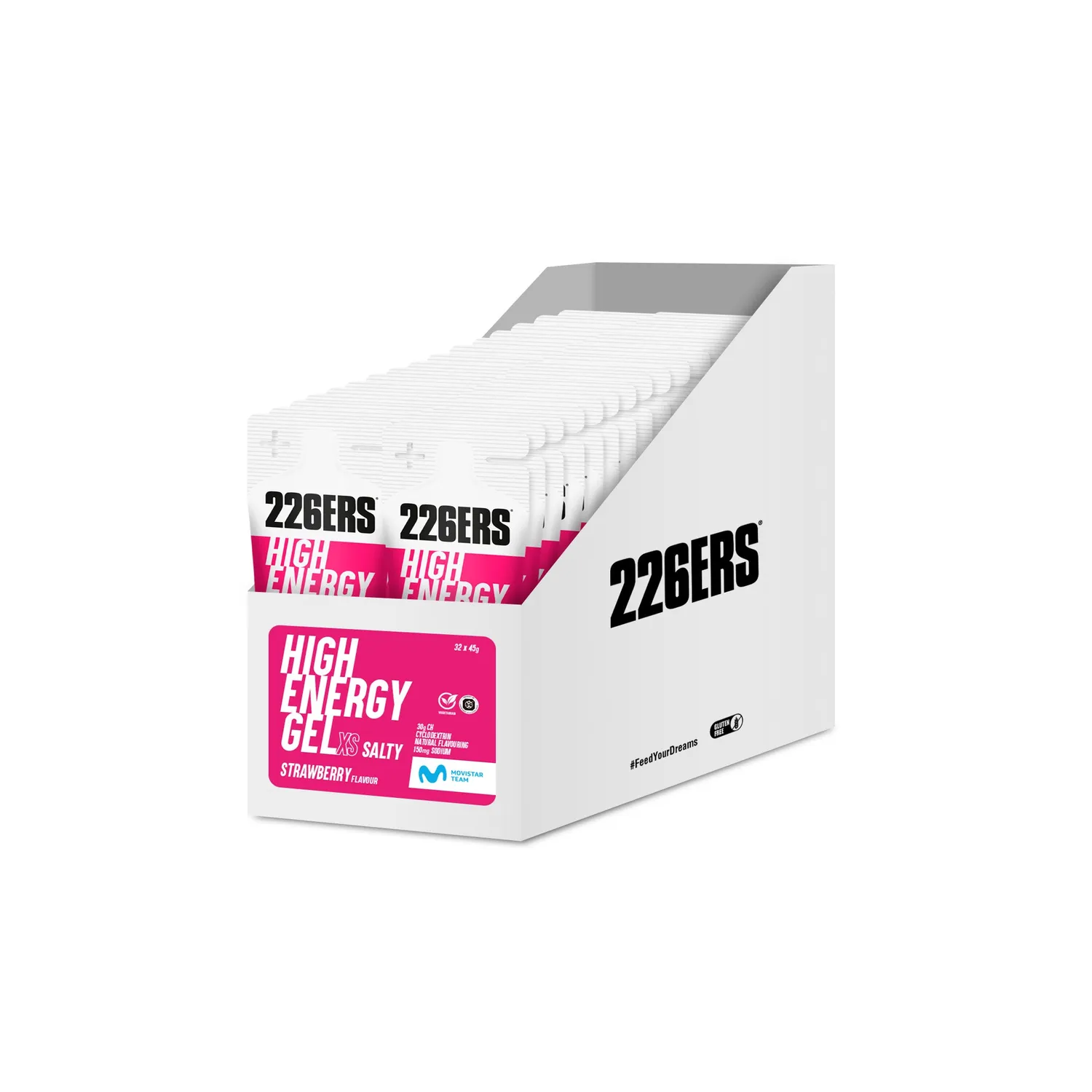 226ERS High Energy Gel XS energigel 32x45g cyklodextrin