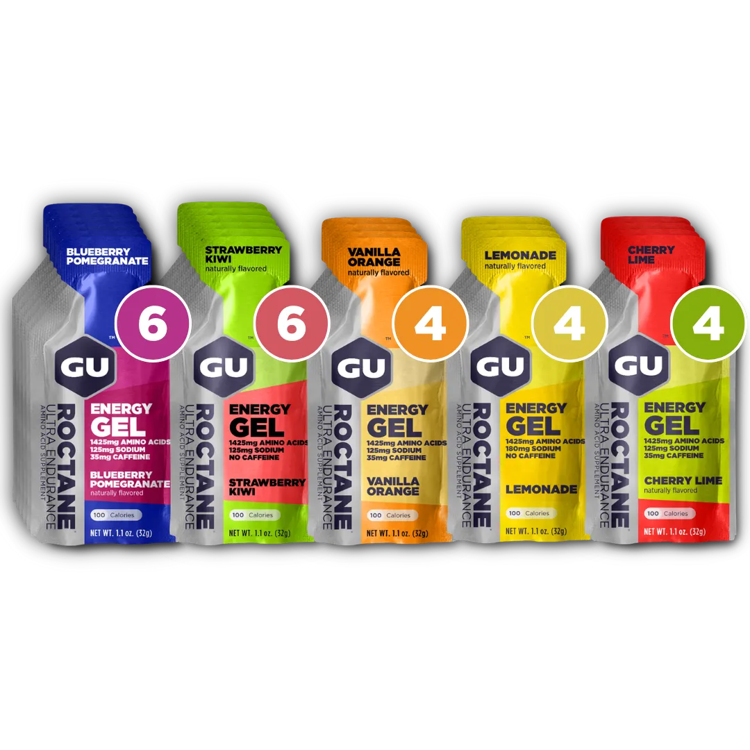GU Energy Roctane Energy Gel energigel 24-pack uthållighet