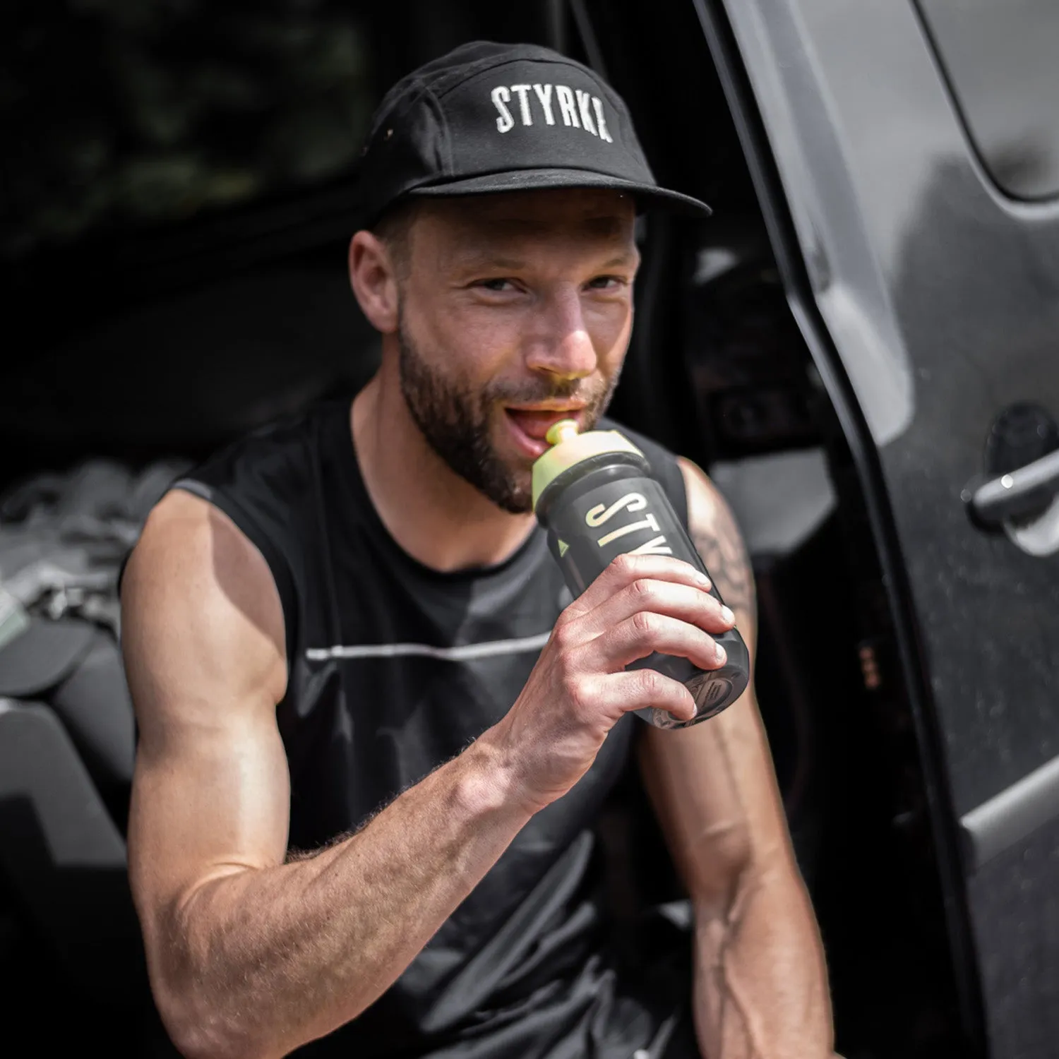 Styrkr Running Cap löparkeps svart