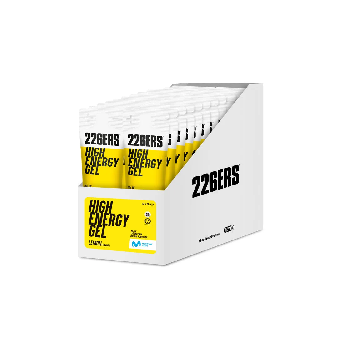 226ERS High Energy Gel energigel 24-pack 76g cyclodextrin