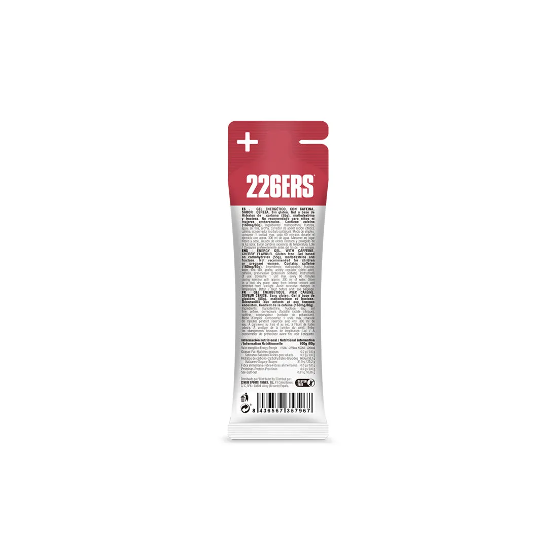 226ERS High Fructose energigel 80g jordgubb