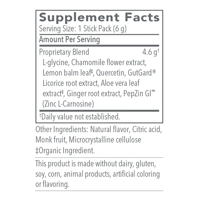 Biocidin Botanicals G.I. InnerCalm pulver stickpacks 30 st mage