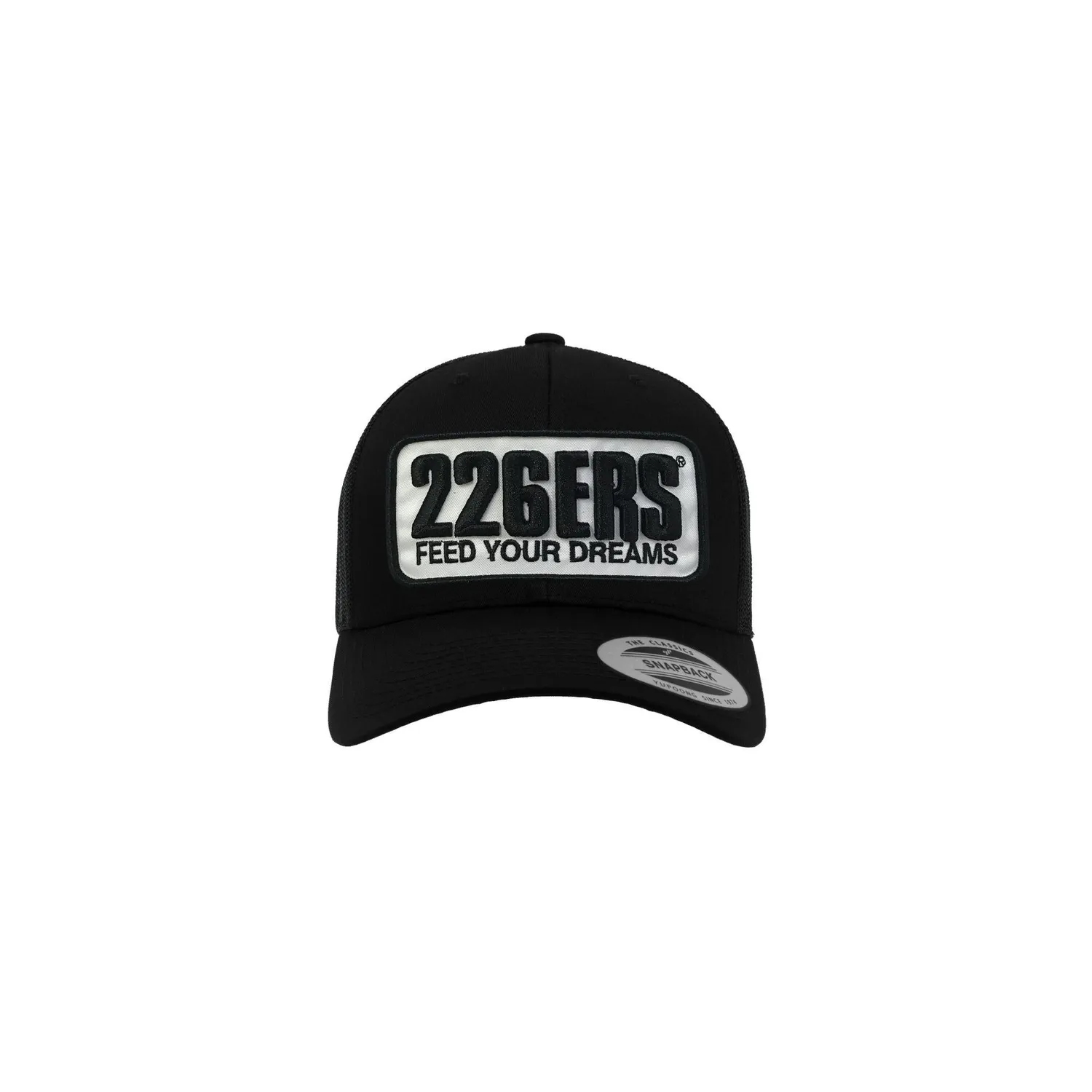 226ERS Trucker Patch keps svart ställbar