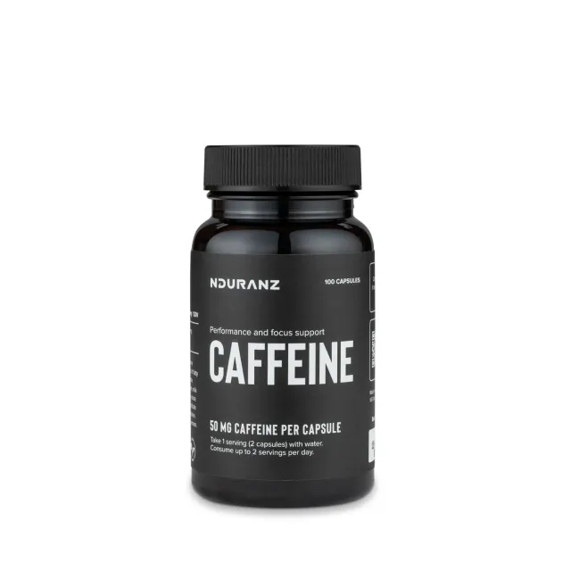 Nduranz Caffeine koffeinkapslar 50 mg ren koffein