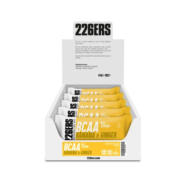 226ERS Endurance Fuel Bar BCAA energibar 24x60g vegansk