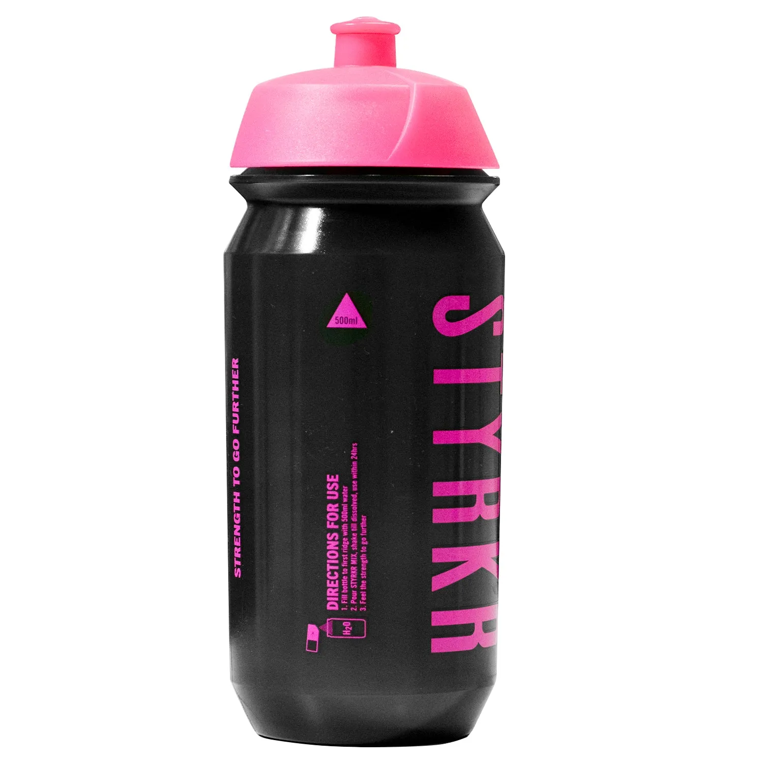 Styrkr Bottle 500 ml sportflaska rosa