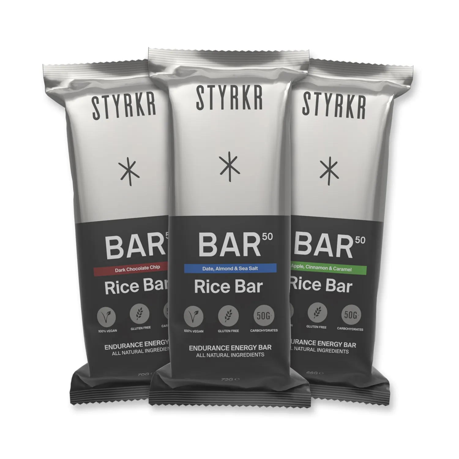 Styrkr BAR50 energibar variety pack 12-pack 50g