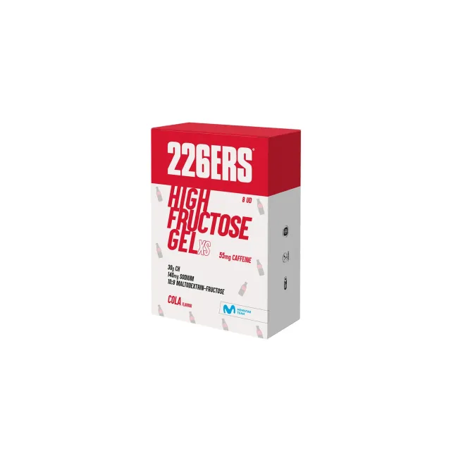 226ERS High Fructose Gel energigel 8x44g jordgubb högkolhydrat