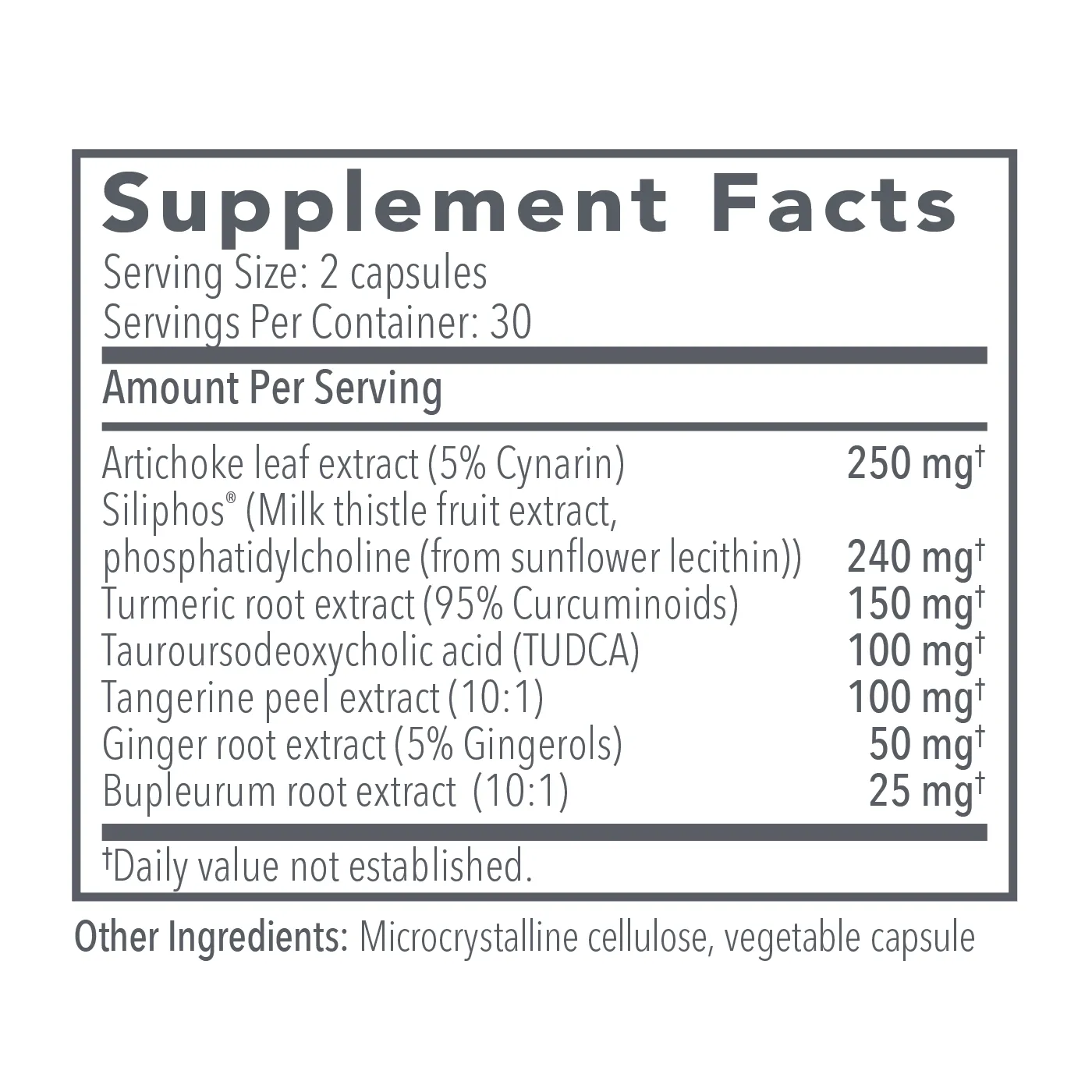 Biocidin Botanicals Liver GB+ lever 60 kapslar detox