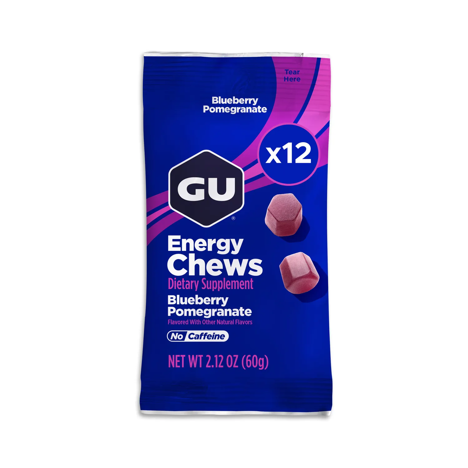 GU Energy Energy Chews energitugg fruit punch 12-pack