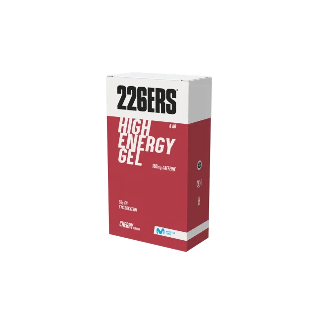 226ERS High Energy Gel energigel 6x76 g körsbär koffein