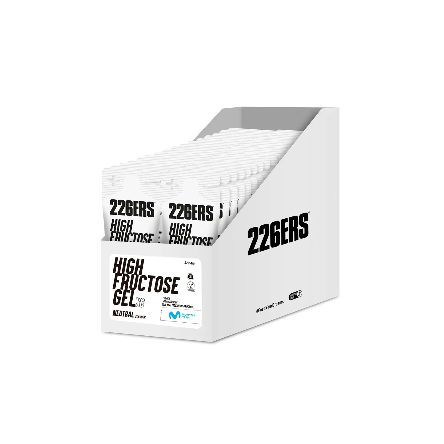 226ERS High Fructose Gel XS Cola koffein 32-pack