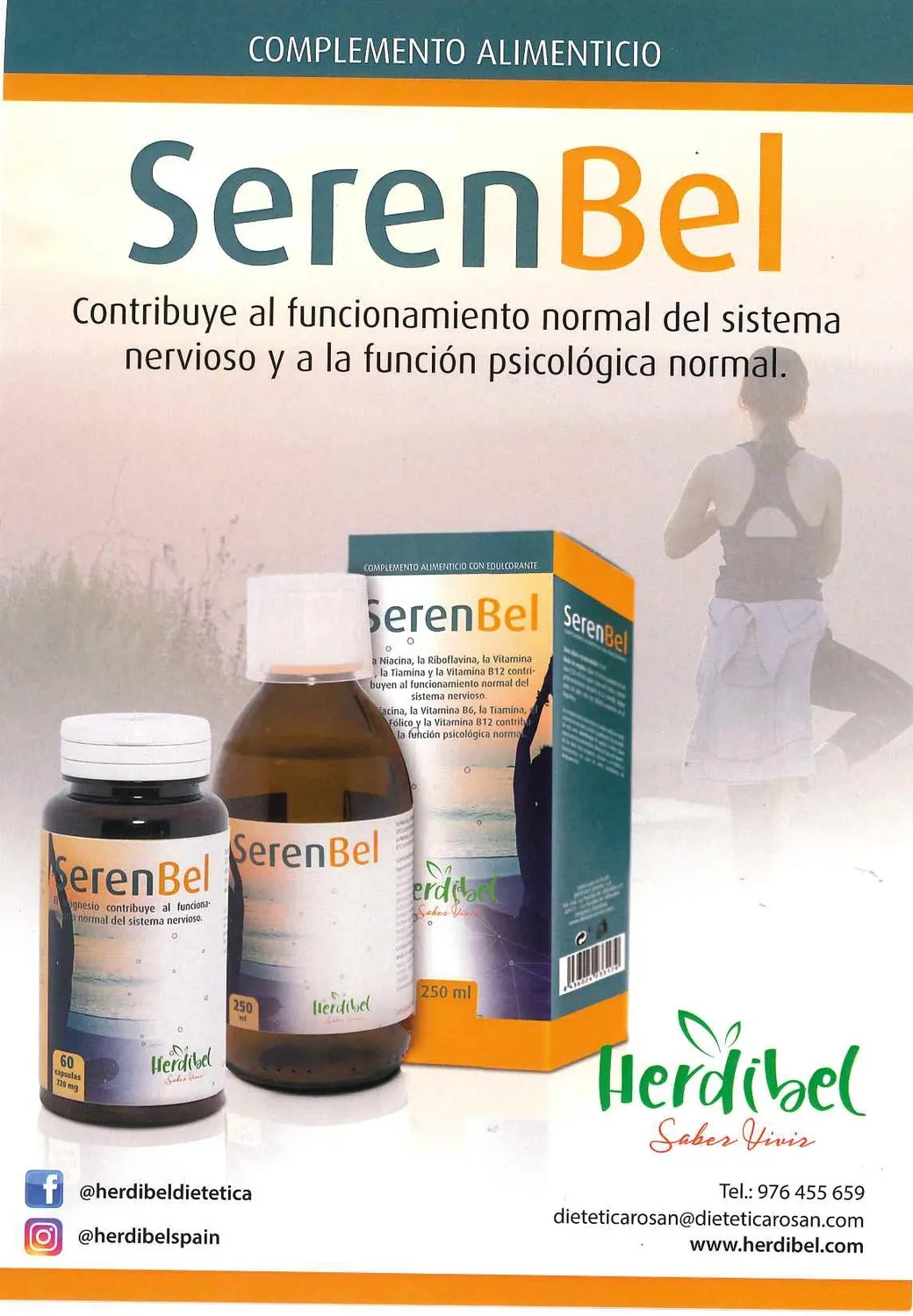 Herdibel Serenbel 60 kapslar 60 st sömn