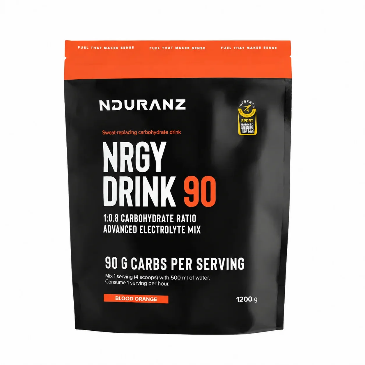Nduranz Nrgy Drink 90 sportdryck gurka-lime 1200 g
