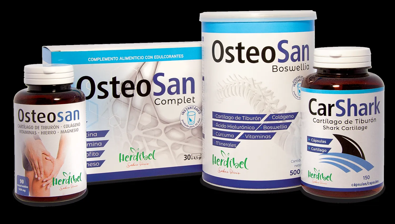 Herdibel Osteosan Complet ledtillskott 30 sticks MSM