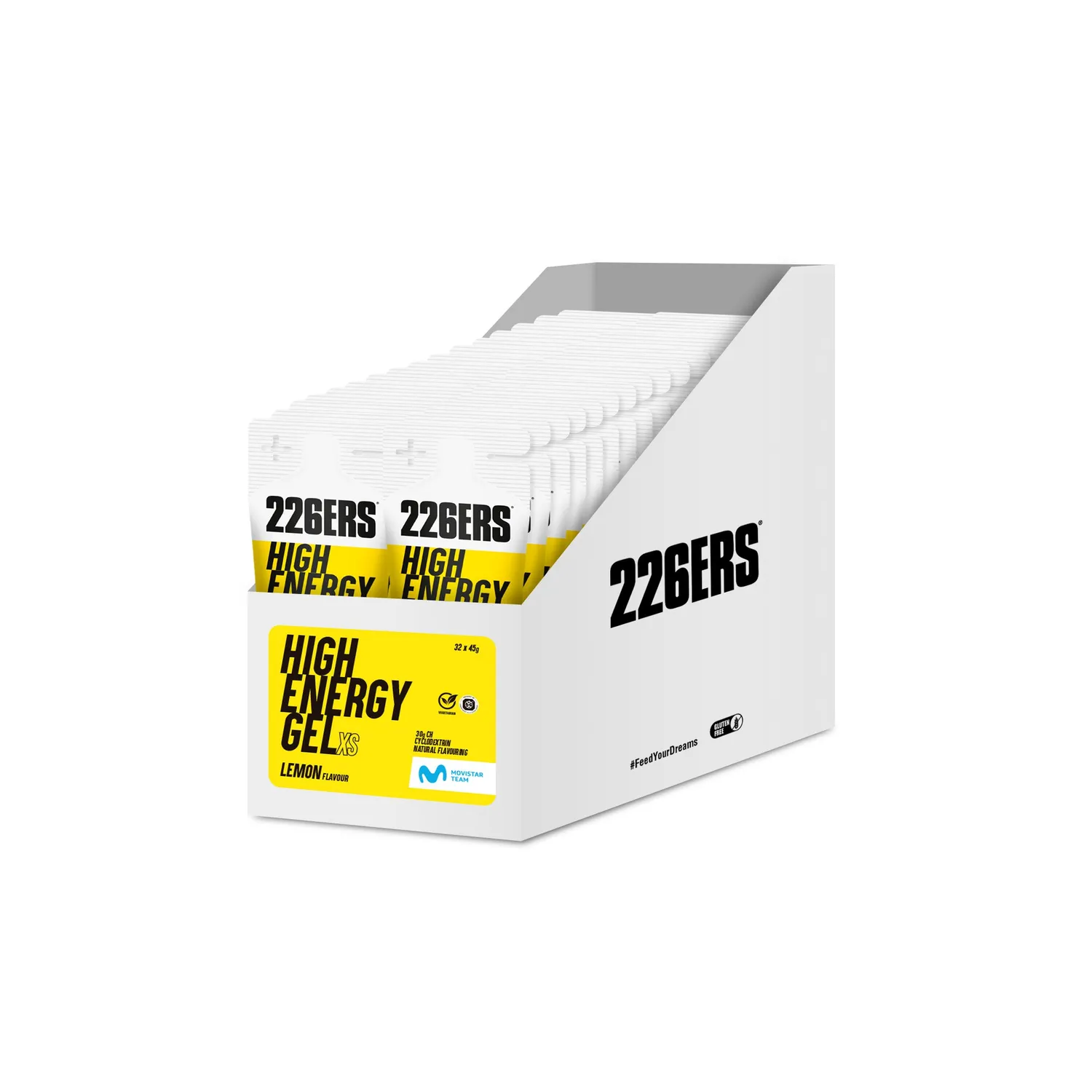 226ERS High Energy Gel XS energigel 32x45g cyklodextrin