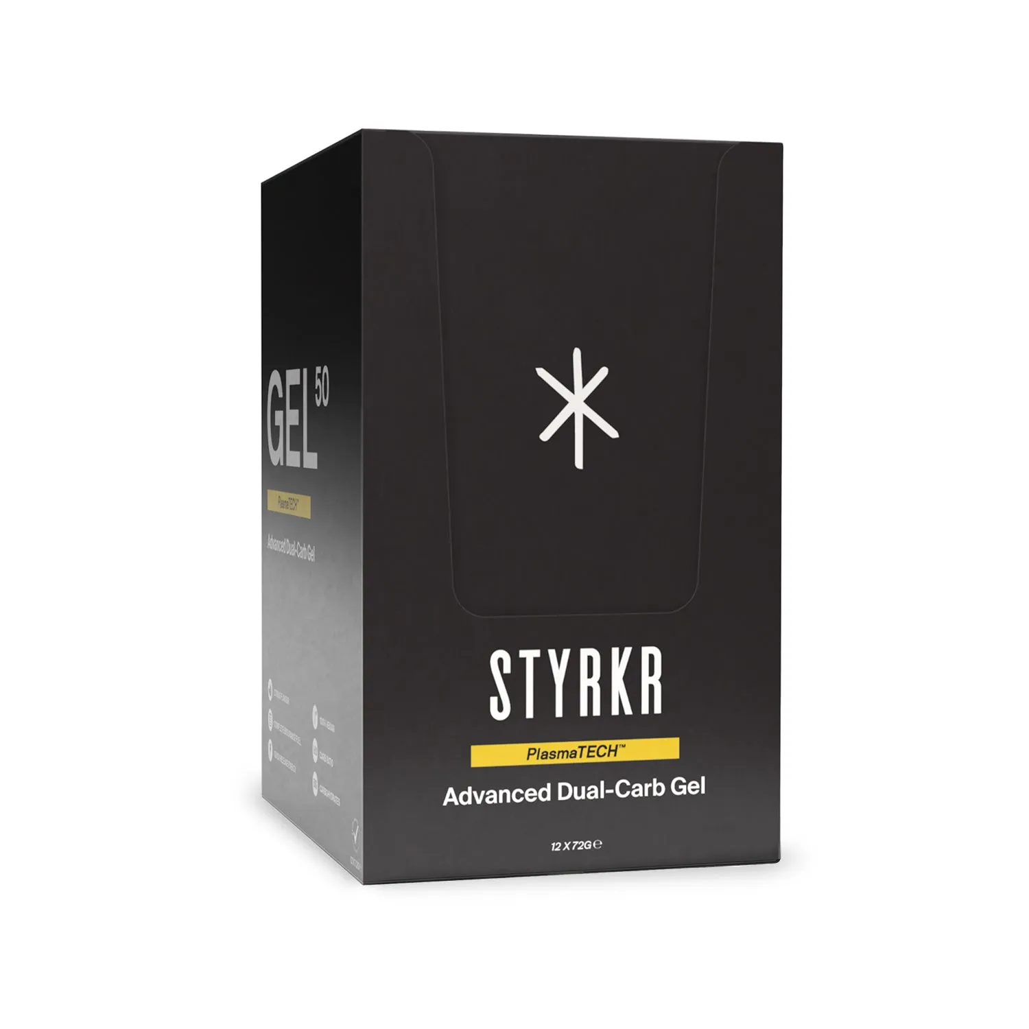 Styrkr GEL50 Citrus Fruits energigel 12-pack 50 g kolhydrater